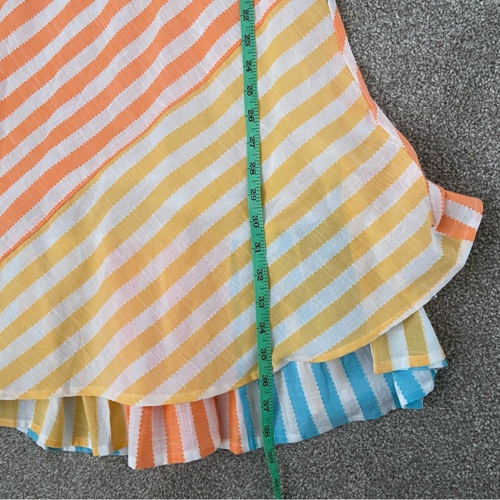 Parsley & Sage Pastel Striped Sleeveless Summer Dress - Picture 7 of 9